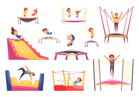 571x400 Trampoline On Curated Vector Illustrations, Stock Royalty Free
