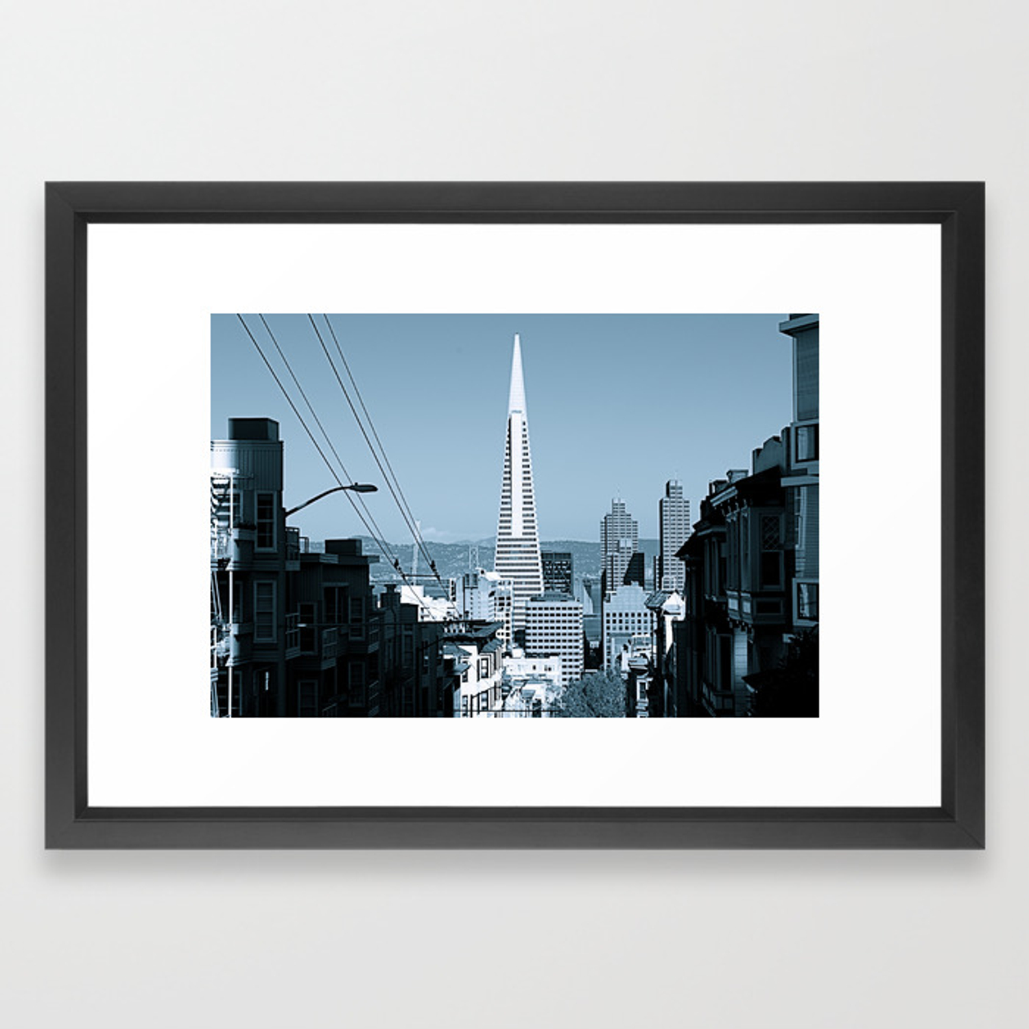 Transamerica Pyramid Framed Art Print 1500x1500 Transamerica Pyramid Framed Art Print