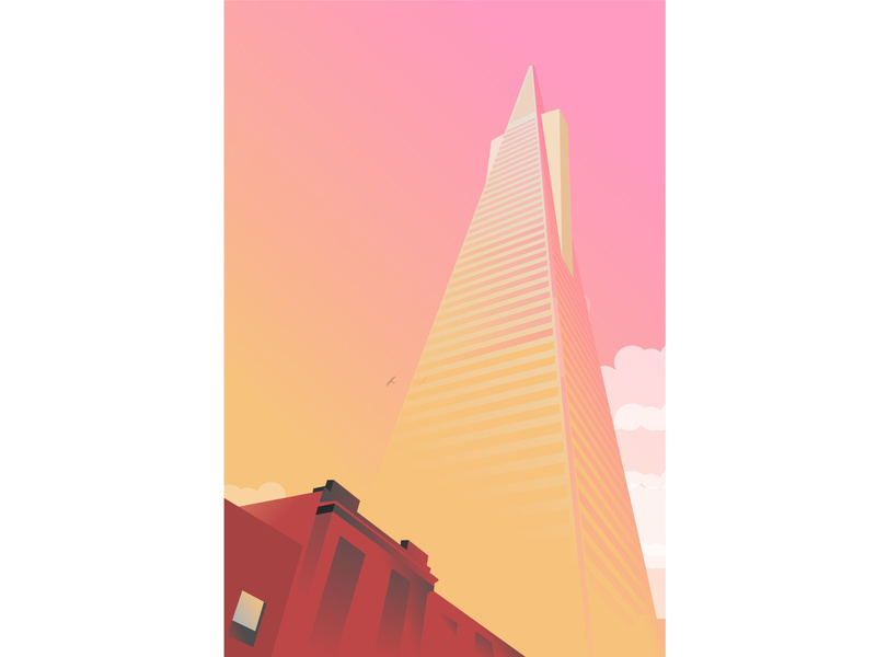 Illustration Transamerica Pyramid 800x600 Illustration Transamerica Pyramid