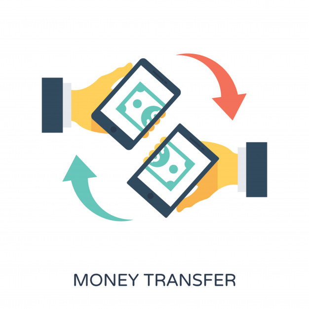 626x626 Money Transfer Vector Premium Download
