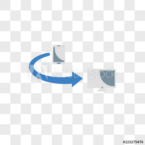 500x500 Transfer Vector Icon Isolated On Transparent Background, Transfer