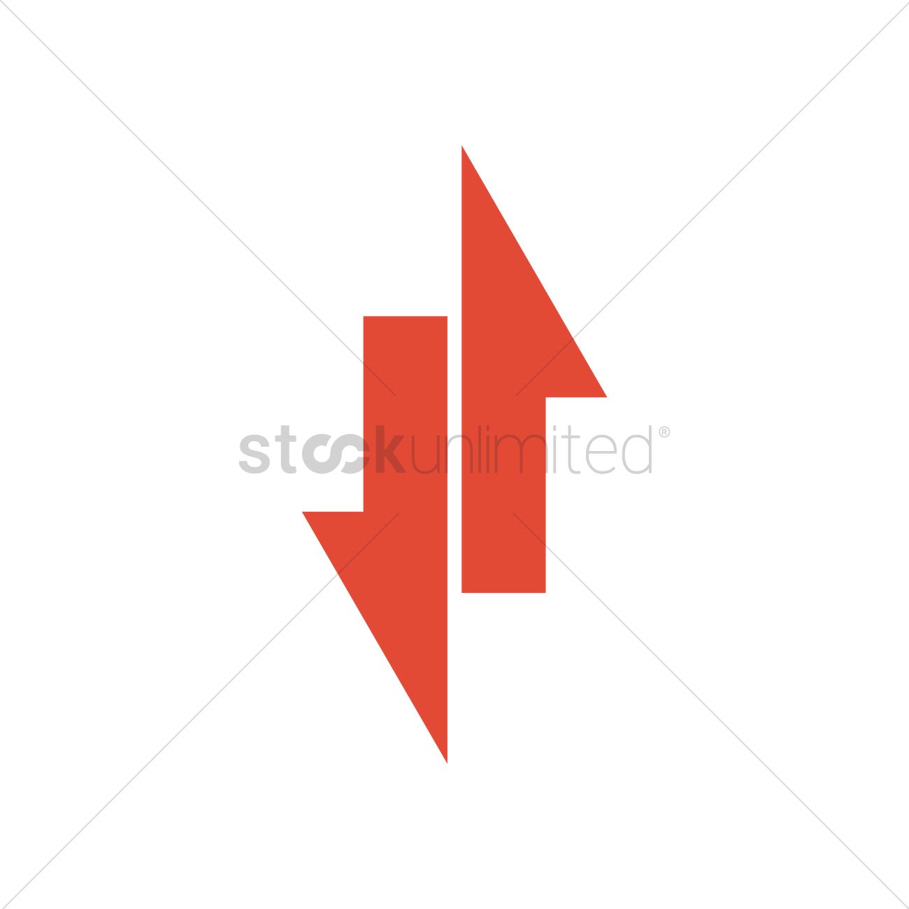 1300x1300 Arrow Transfer Vector Image