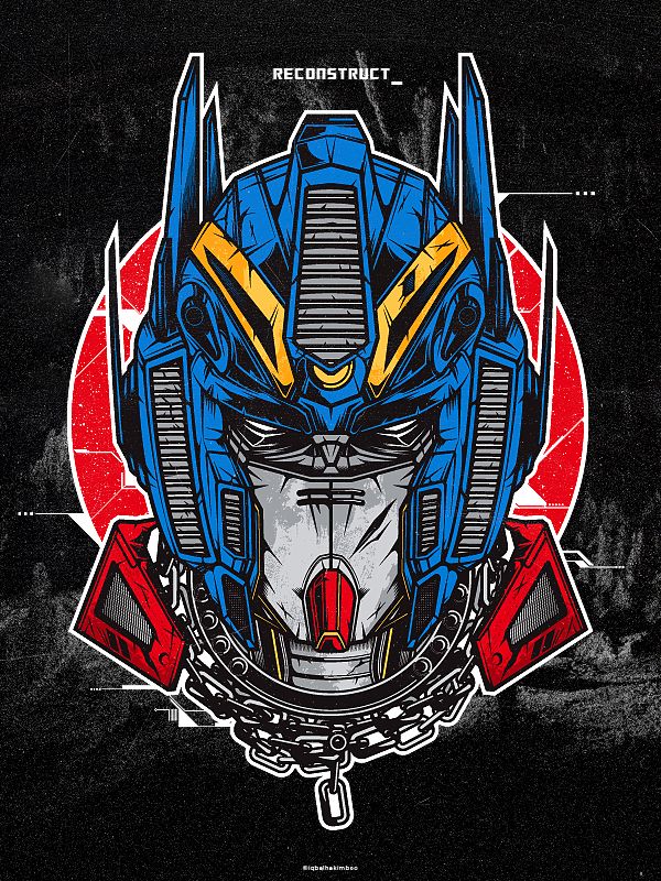 600x800 Hybrid Prime On Behance Cuadros Transformers Art, Transformers