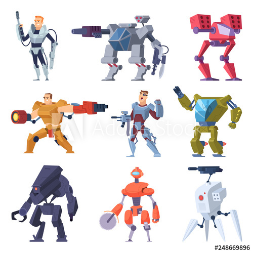 500x500 Combat Robots Armor Transformers Android Protective Electronic