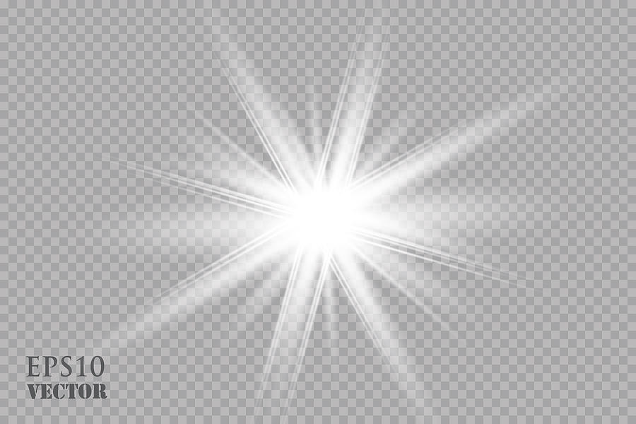 900x600 Glow Light Effect Starburst With Sparkles On Transparent