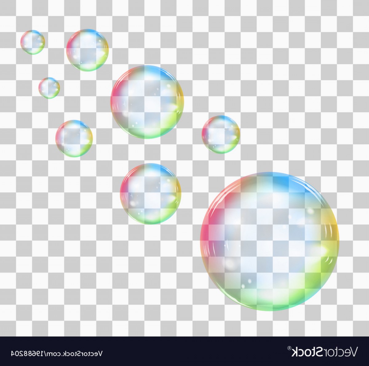 1200x1190 Rainbow Soap Bubble On A Transparent Background Vector Soidergi