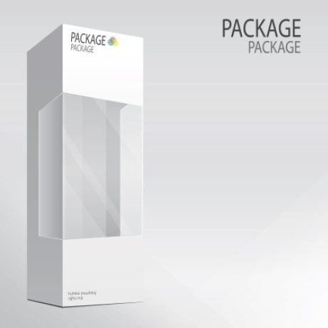 461x461 Free Semi Transparent Product Packaging Box Design Vector