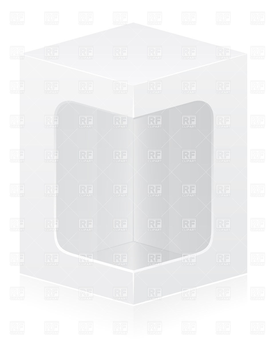933x1200 Transparent Carton Box Vector Image Of Objects Konturvid