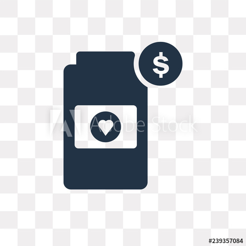 500x500 Cash Box Vector Icon Isolated On Transparent Background, Cash Box