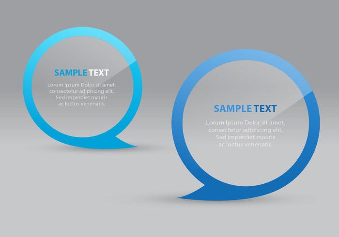 700x490 Transparent Speech Bubbles Vectors