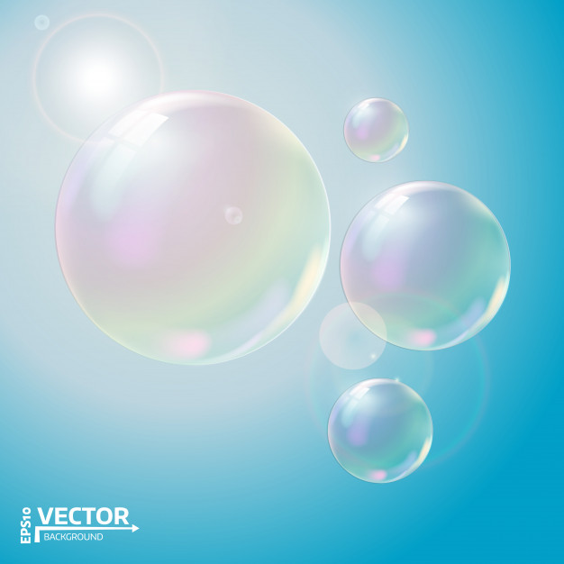 626x626 Transparent Soap Bubbles Vector Premium Download