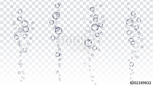 500x282 Underwater Bubbles Vector Fizzing Air Stream Soda Pop Effect