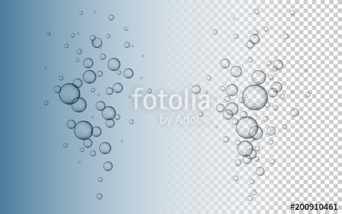 500x313 Water Bubbles Vector Illustration Abstract Bubbles Blue