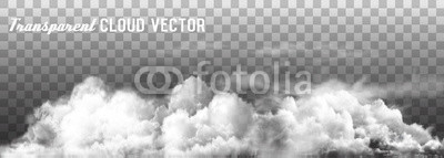 400x143 Clouds Vector On Transparent Background Wall Mural Handwritten