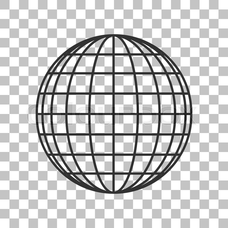 800x800 Earth Globe Sign Dark Gray Icon On Stock Vector Colourbox