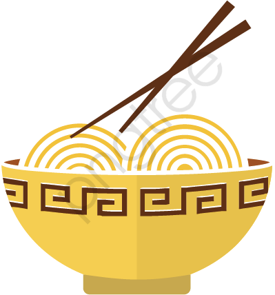 399x428 Transparent Vector Bowl Of Noodles Png Format Image With Size
