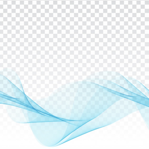 626x626 Abstract Blue Wave Elegant Design On Transparent Background Vector