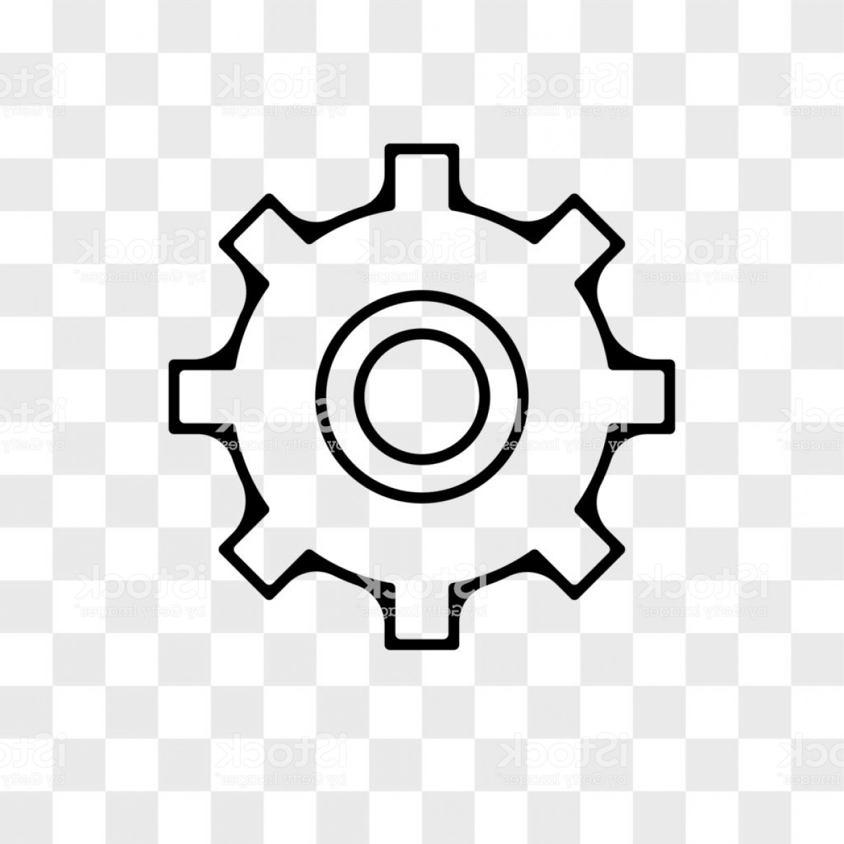 1228x1228 Settings Vector Icon On Transparent Background Settings Icon Gm