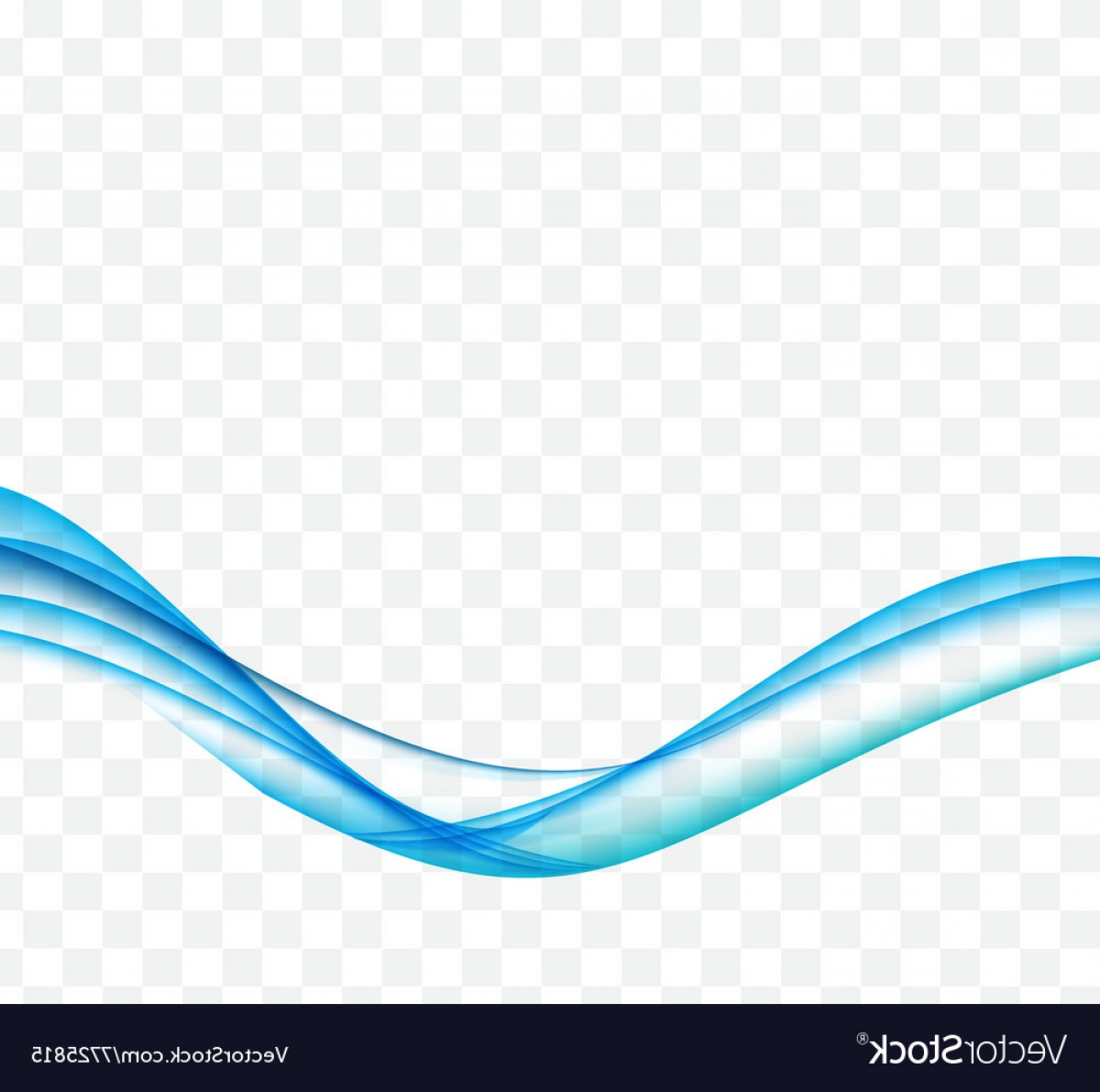 1200x1191 Transparent Blue Wave Vector Background