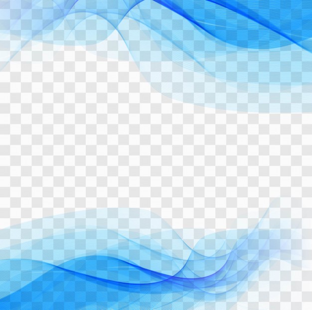 626x621 Blue Wavy Forms On A Transparent Background Vector Free Download