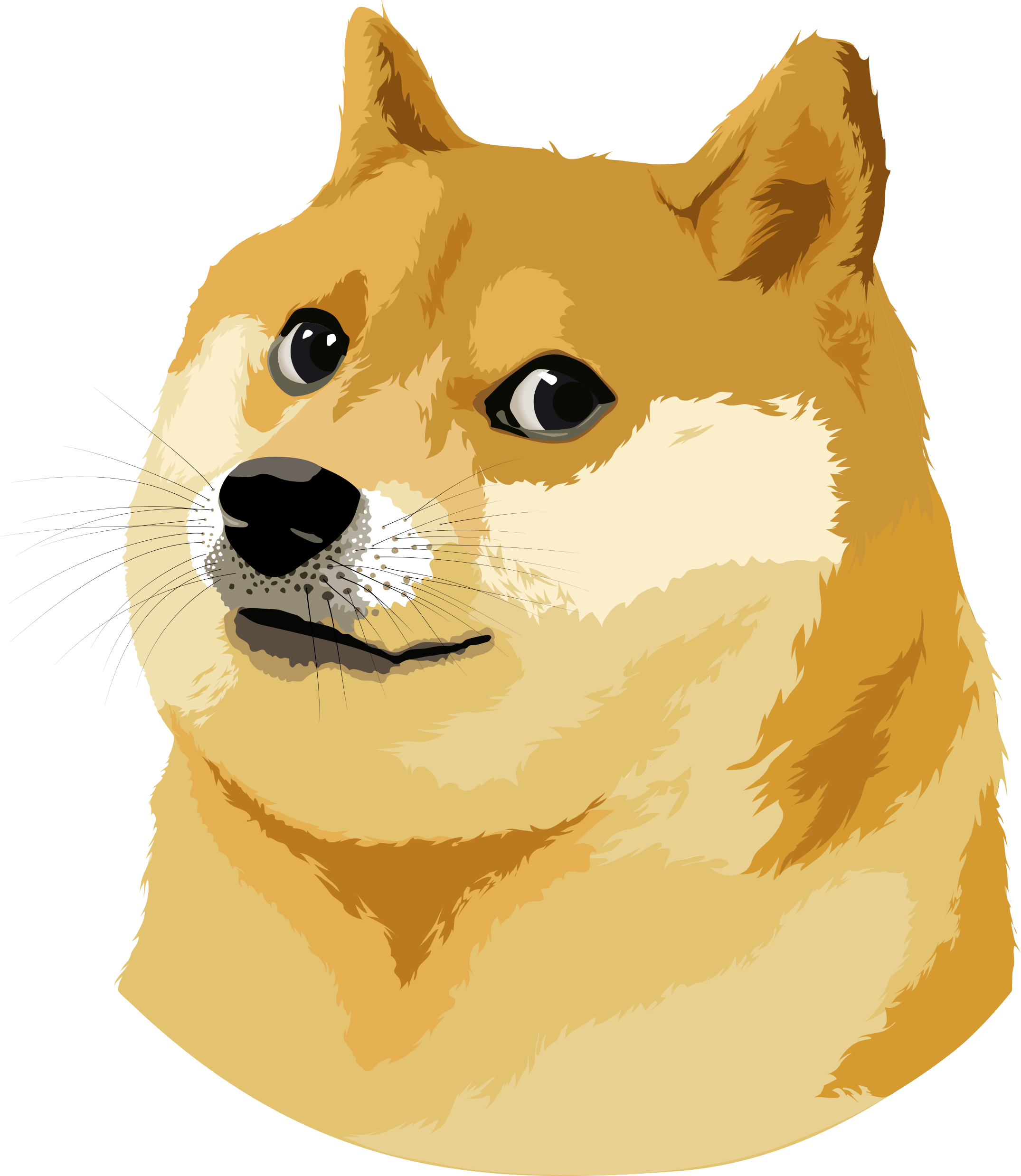 2150x2477 Doge Vector Illustration Transparent Png