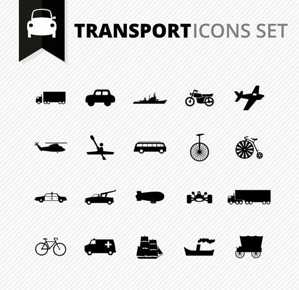 600x582 Transport Icons Set Free Vector In Encapsulated Postscript