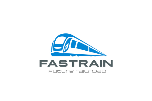 500x333 Train Railroad Transport Logo Vector Free Download