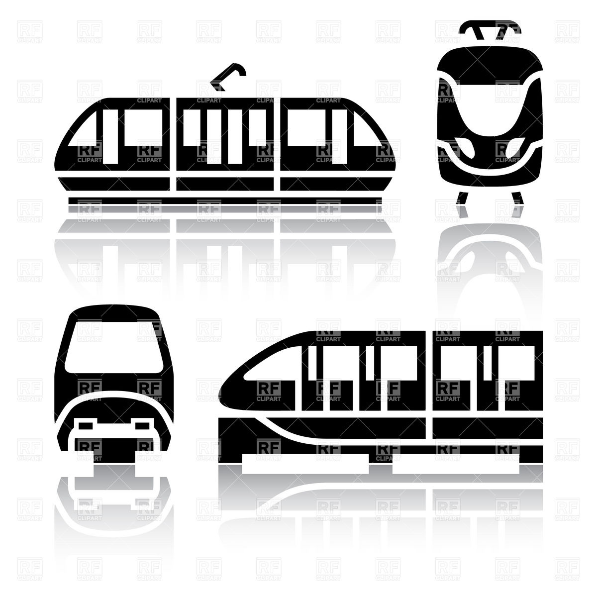 Railway City Transport Icons 1200x1200 Railway City Transport Icons