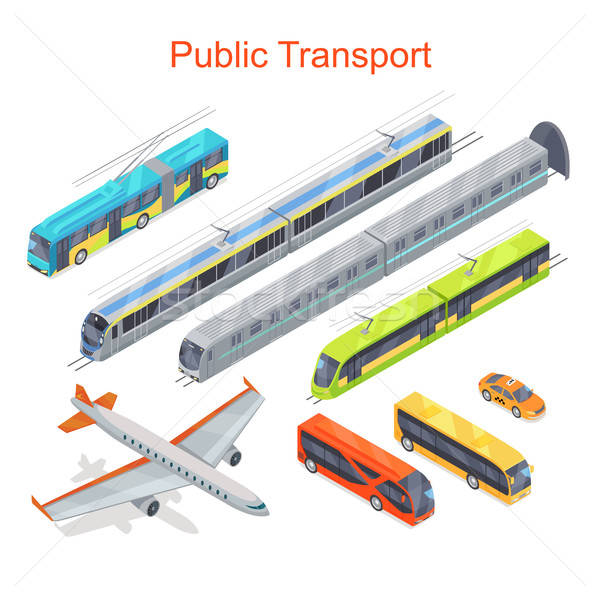 Transport Infographic Public Transport Vector Vector 600x600 Transport Infographic Public Transport Vector Vector