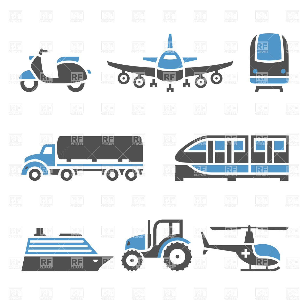 Air, Land And Sea Transport Icons Vector Image Of Transportation 1200x1200 Air, Land And Sea Transport Icons Vector Image Of Transportation