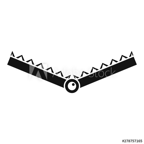 500x500 Hunt Trap Icon Simple Illustration Of Hunt Trap Vector Icon