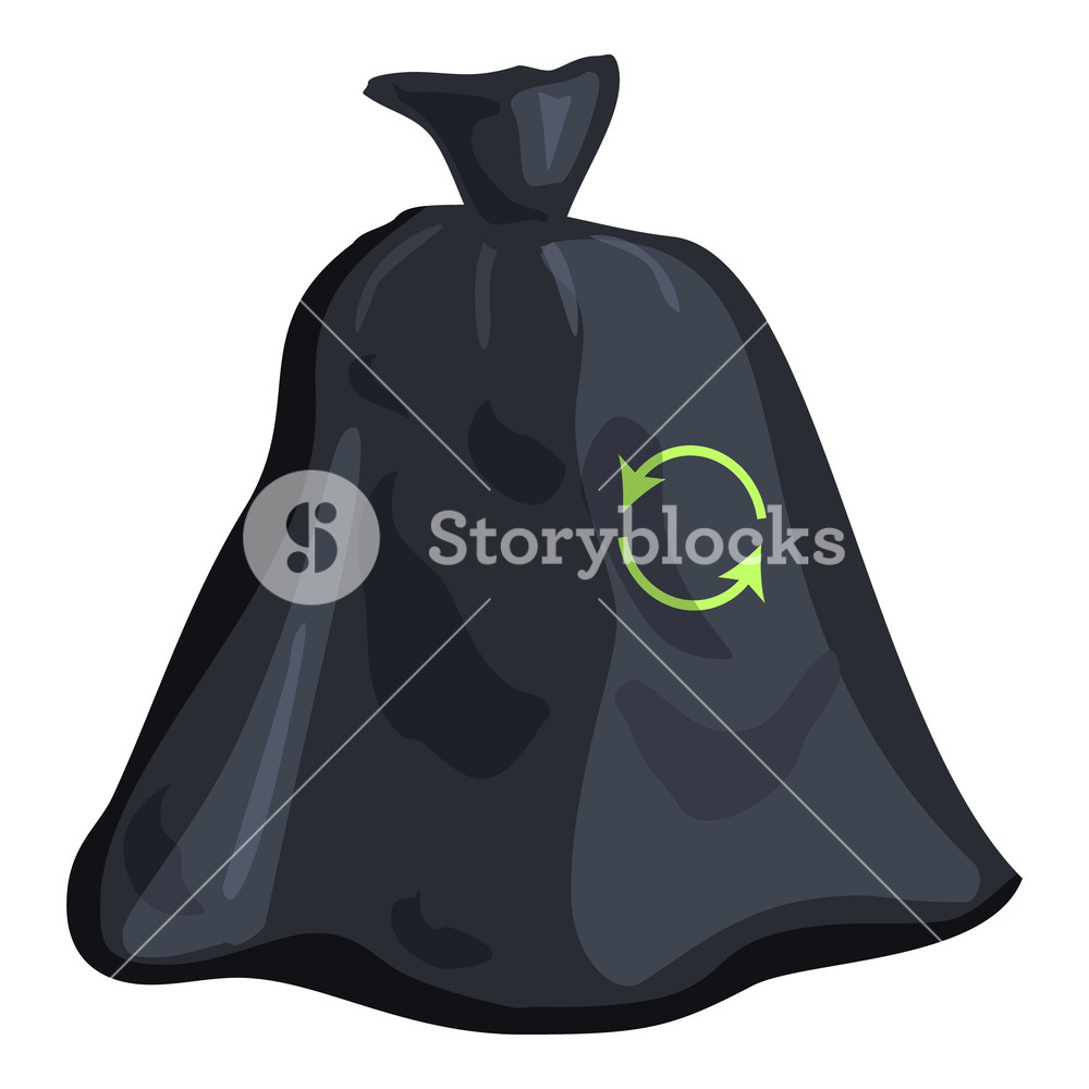 1000x1000 Garbage Bag Icon Cartoon Illustration Of Garbage Bag Vector Icon