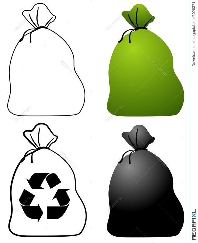 652x800 Rubbish Bag Clipart