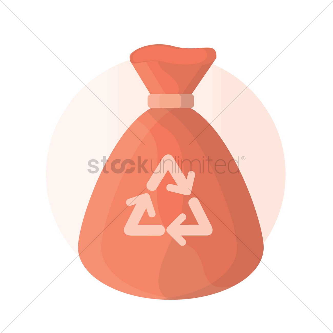 1300x1300 Free Recycle Garbage Bag Vector Image