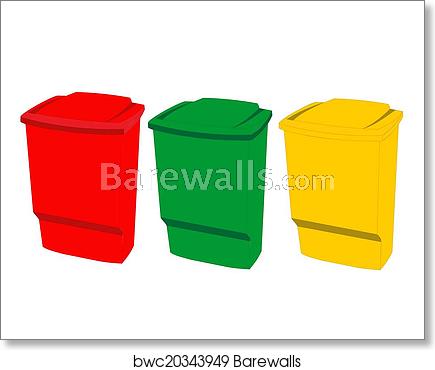 435x370 Recycle Bin Vector, Art Print Barewalls Posters Prints