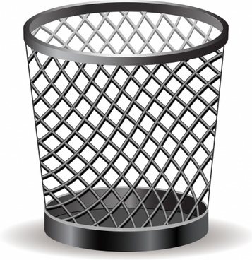 357x368 Trash Can Vector Free Free Vector Download