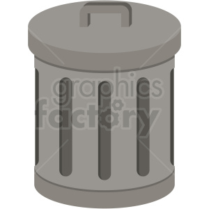 300x300 Trash Can Vector Flat Icon Clipart With No Background Clipart