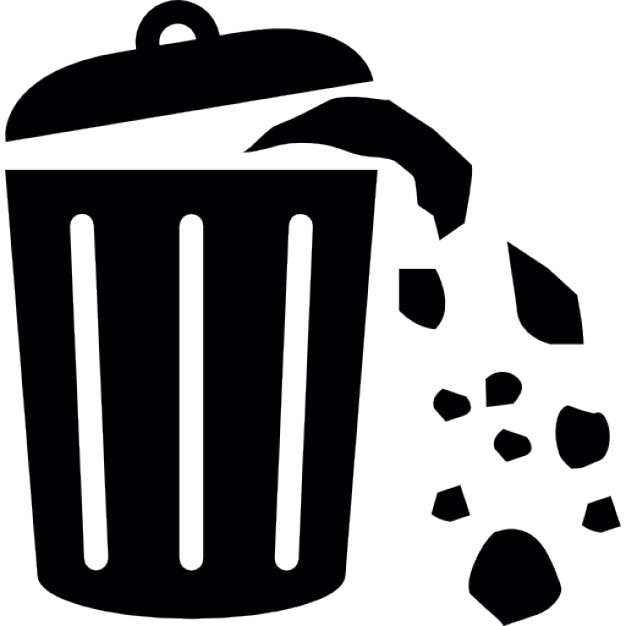 626x626 Trash Icon Vector
