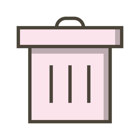 490x490 Vector Trash Icon