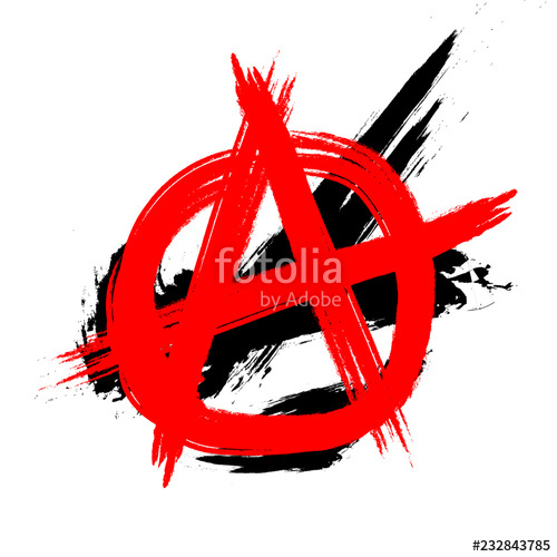 Anarchy Symbol Trash Polka Tattoo Template Logo Stock Image 500x500 Anarchy Symbol Trash Polka Tattoo Template Logo Stock Image