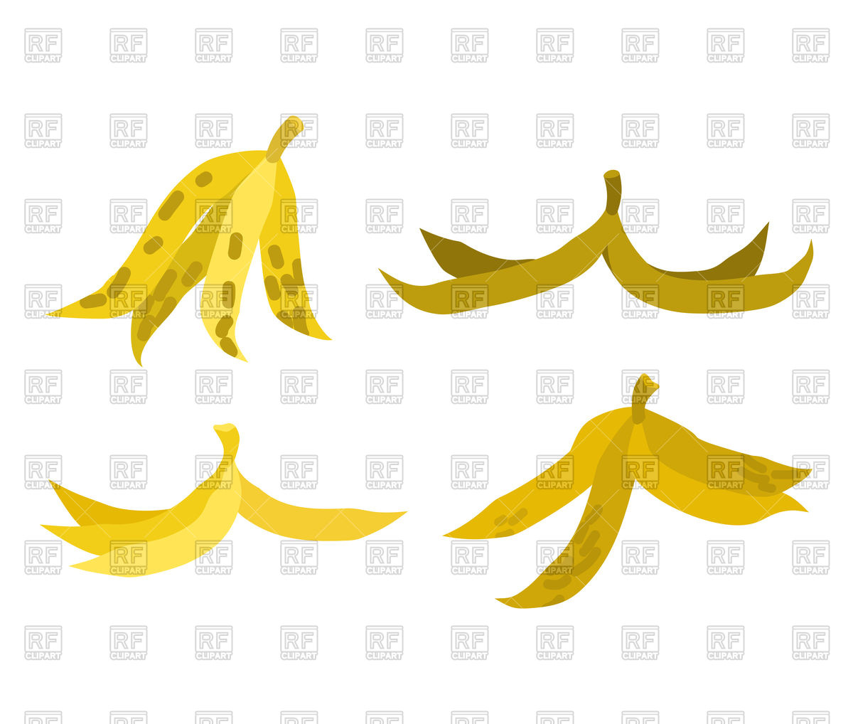 Peel Banana Set Trash Vector Image Of Icons And Emblems 1200x1018 Peel Banana Set Trash Vector Image Of Icons And Emblems
