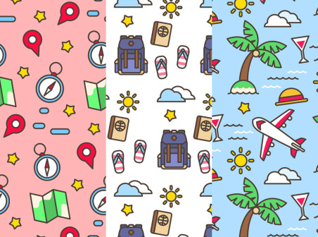 Travel Background Vector