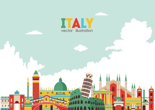 499x353 Italy Travel Background Art Vector Free Vectors Ui Download