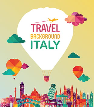 310x354 Italy Travel Background Art Vector Free Graphics