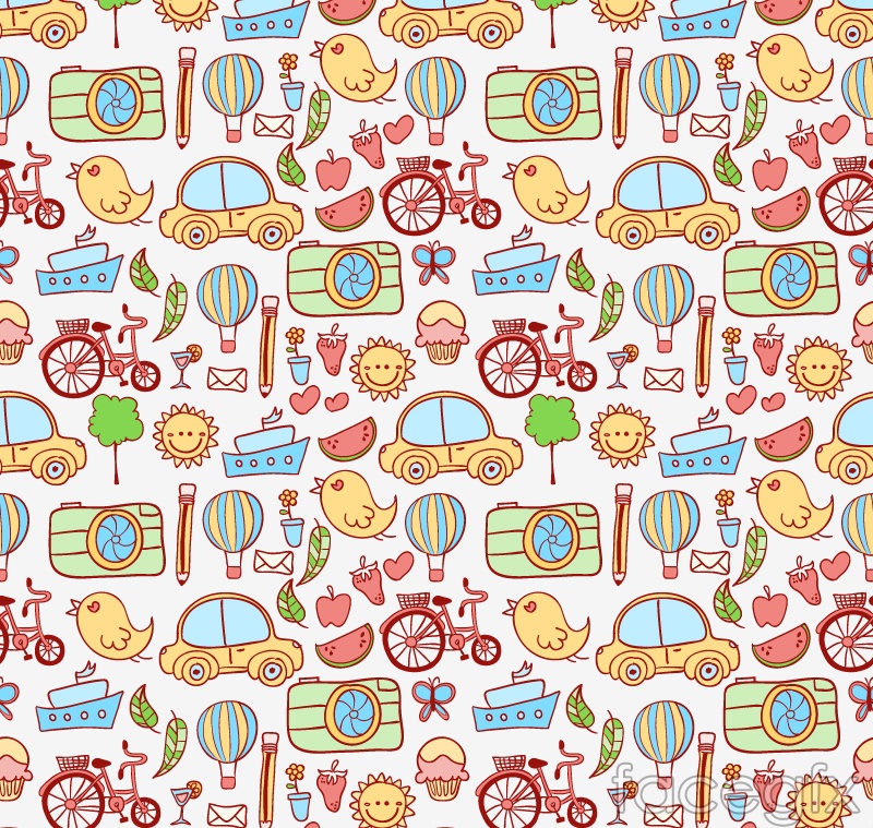 800x759 Cartoon Travel Element Background Vector Over Millions Vectors