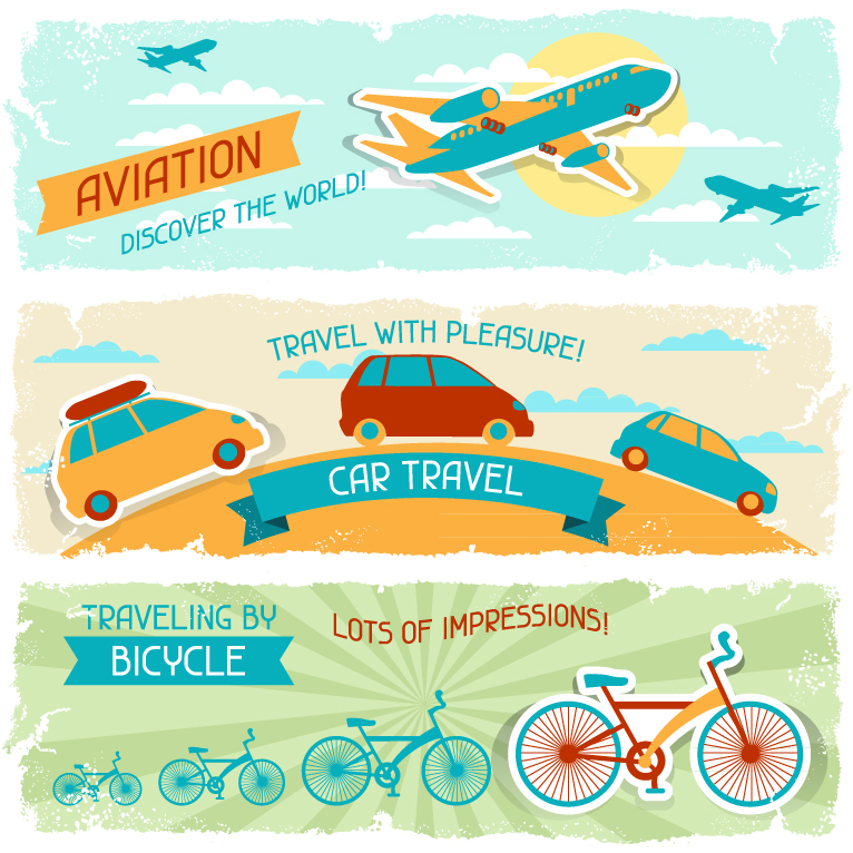 766x766 Travel Banner Free Vector Graphic Download