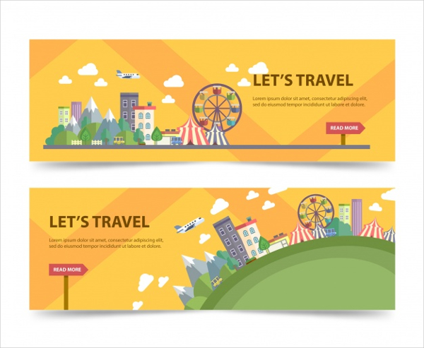600x493 Advertising Travel Banner