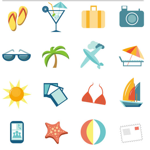 528x527 Travel Icons Free Vectors Graphic Free Download