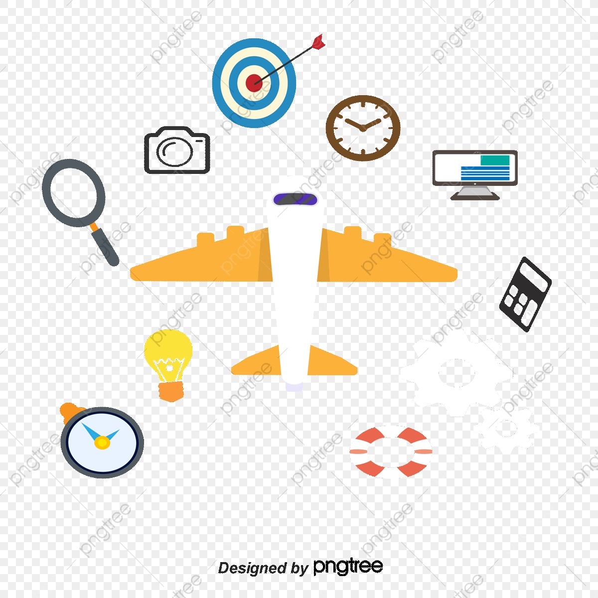 1200x1200 Vector Travel Icon, Travel, Aircraft, Travel Vector Png And Vector