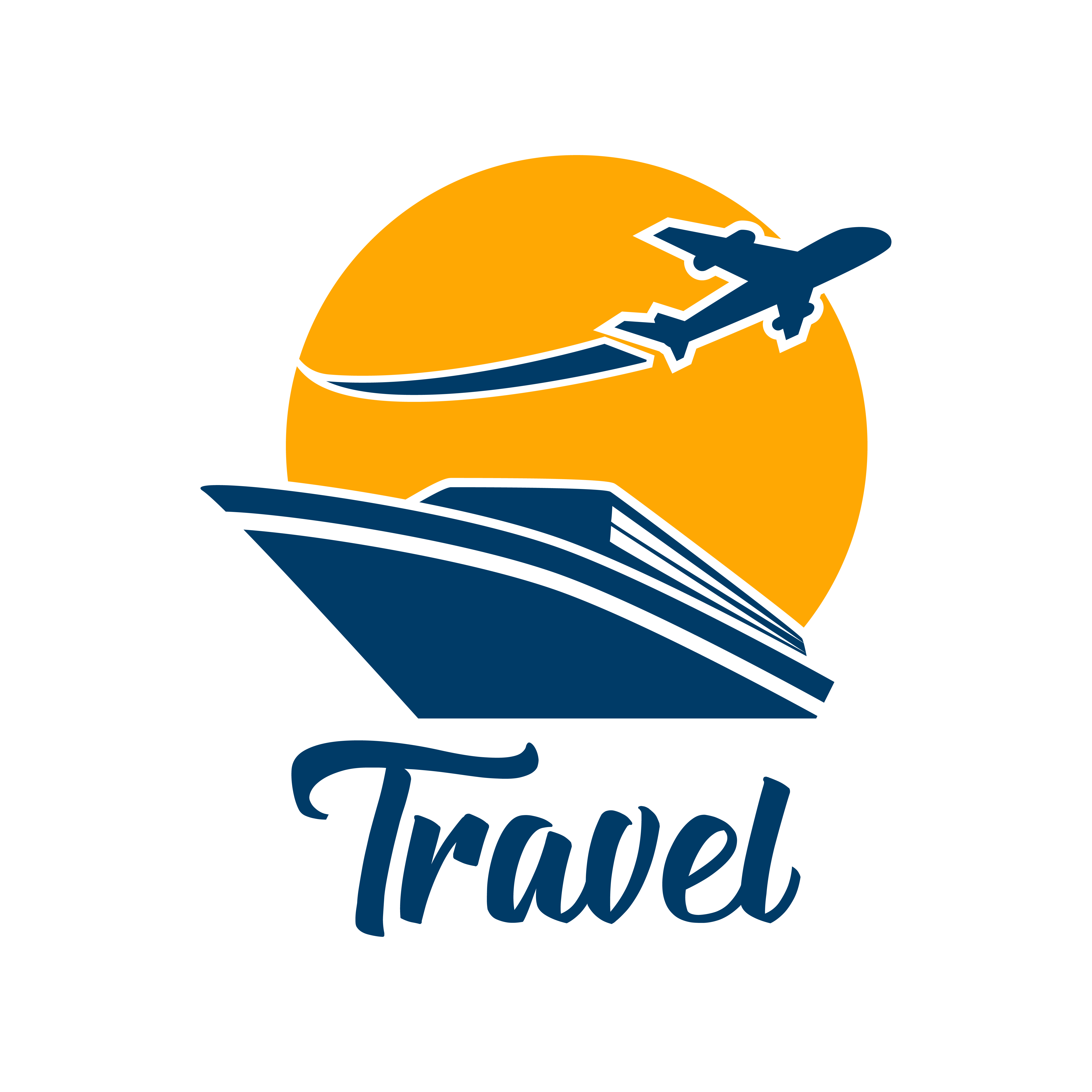 5000x5000 Travel Logo Free Vector Art